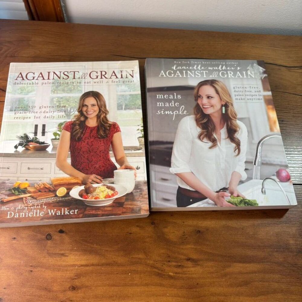 Lot 2 Danielle Walker's Against All Grain Cookbooks: Delectable Paleo Recipes